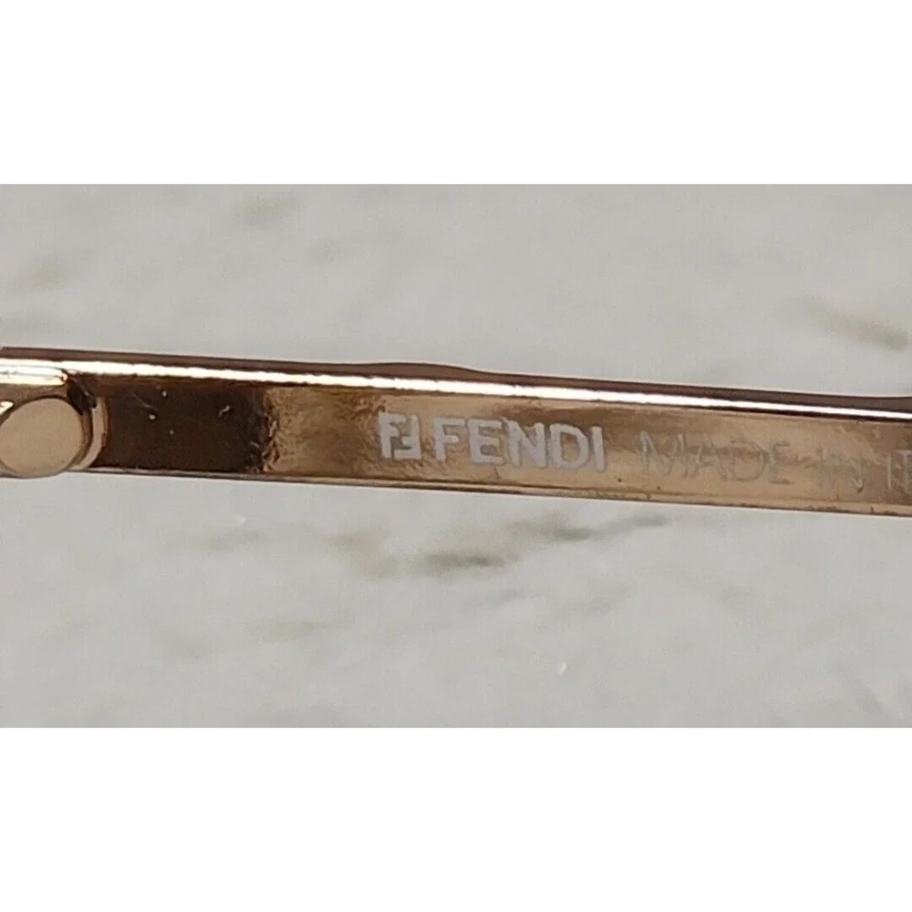 FENDI Sunglasses UNISEX Frames Only Made in Italy Marked 135 F543 52 17 Tortoise